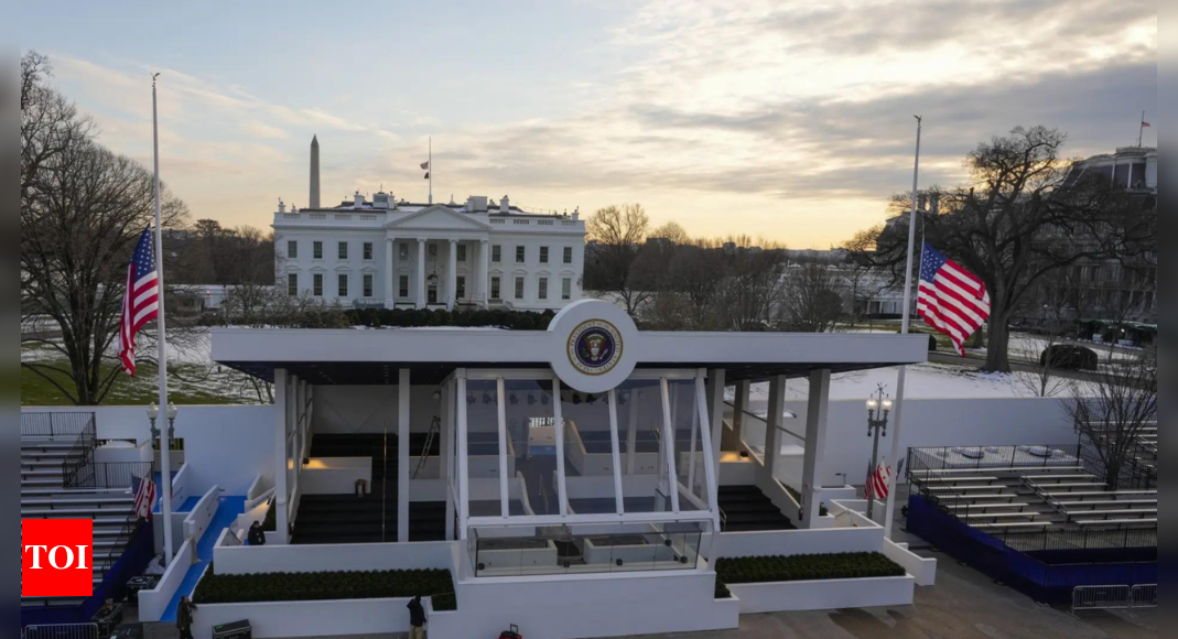 Trump’s swearing-in will move inside the Capitol Rotunda because of intense cold weather – The Times of India