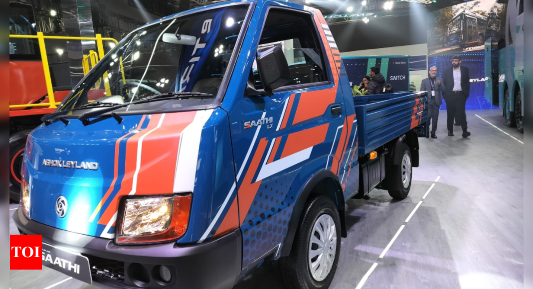 Ashok Leyland launches 'SAATHI' LCV at Bharat Mobility Expo: Price, features and more