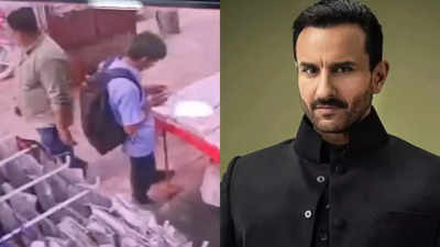 Saif Ali Khan's attacker bought headphones after stabbing the actor; was spotted at a shop in Kabutar Khana at Dadar - WATCH VIDEO