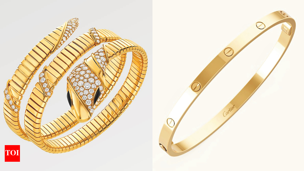 real gold love bracelet