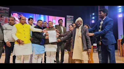 Property card distribution event held under Swamitva Scheme
