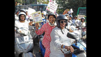 Women rally on bikes for autism awareness in Bengaluru
