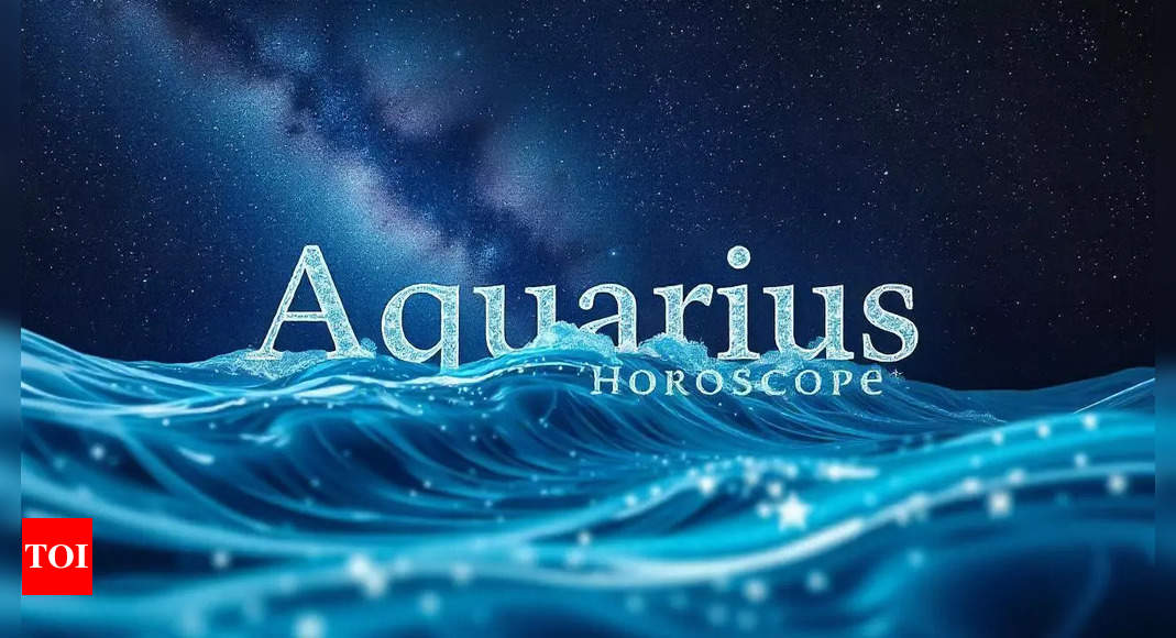 Aquarius, Daily Horoscope Today, January 19, 2025: Health and safety need careful attention – The Times of India