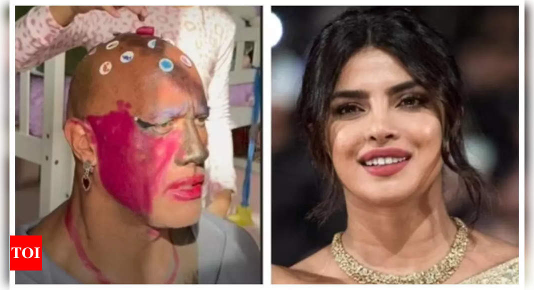 Dwayne Johnson’s dad mode with a crazy makeover by his daughters is a must-watch; Priyanka Chopra finds The Rock ‘beautiful’