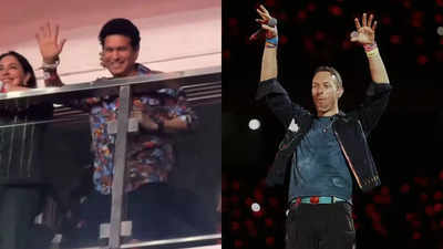 'Sachin, Sachin' chants steal the spotlight at Coldplay's Mumbai concert - Watch