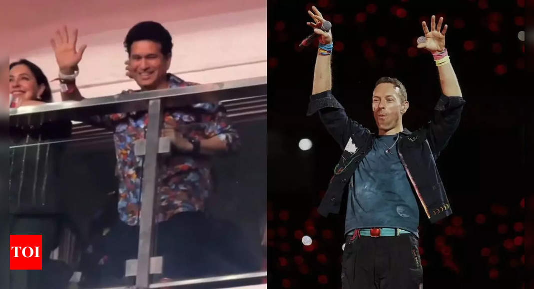 Watch: 'Sachin, Sachin' chants steal spotlight at Coldplay concert