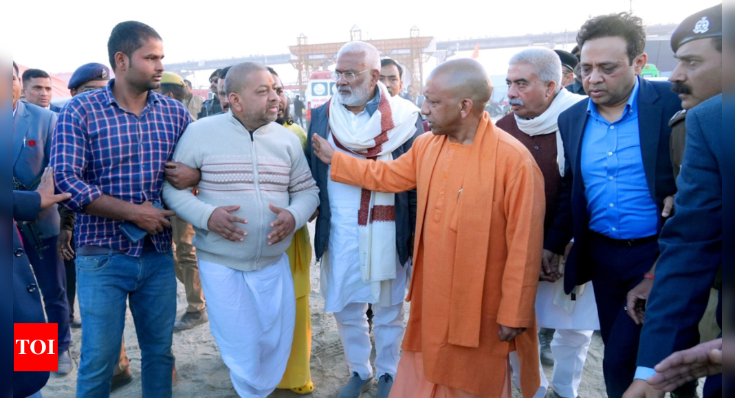 Maha Kumbh fire: UP CM Yogi Adityanath visits site