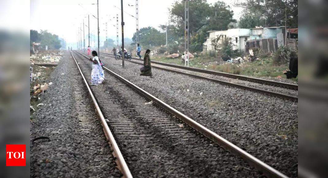 2 minor sisters playing near rail track crushed by train in UP