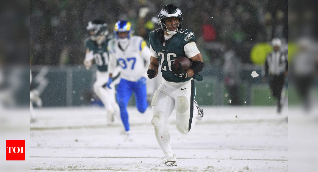 Saquon Barkley’s Playoff Magic in the Snow Powers Eagles Past Rams: NFC Championship Awaits