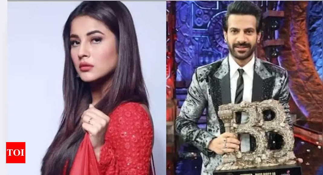 Shehnaaz Gill praises Karan Veer Mehra after his Bigg Boss 18 win; says, “Victory suits you”