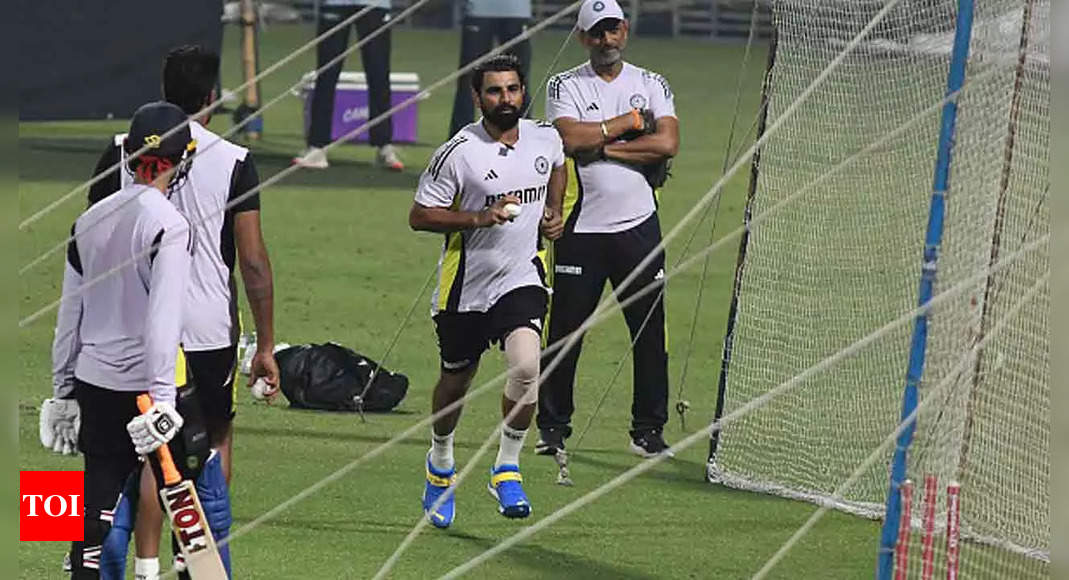 Watch: How comeback man Mohammed Shami went about his first net session with Team India