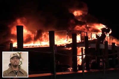 Metro Boomin's rented yacht engulfed in massive blaze outside Miami strip club