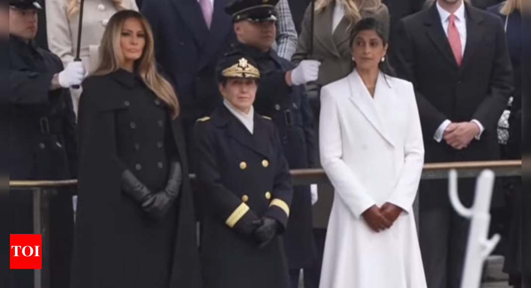 How tall is Usha Vance, social media users ask as her photo with Melania Trump goes viral