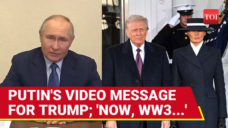 Putin Congratulates Trump; Sends Video Message On Inauguration Day | Watch