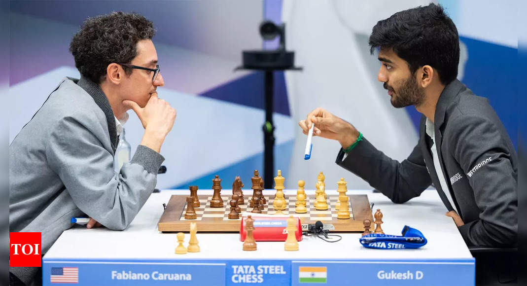 Tata Steel Chess: D Gukesh draws with top seed Fabiano Caruana