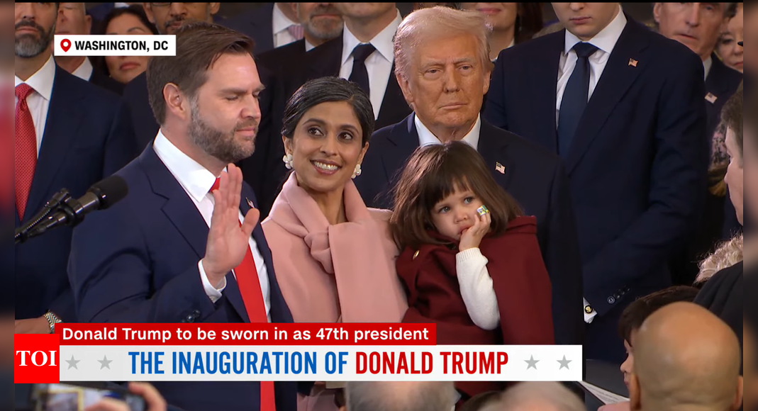 Trump Inauguration: JD Vance becomes first US VP to sport a beard since...