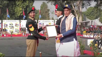 Udaipur NCC cadet wins defence ministry accolade