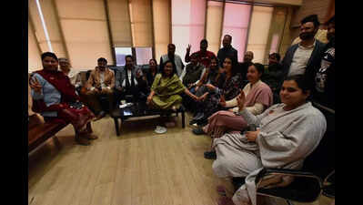 Hrs before HC orders: BJP, Cong go ahead with nomination process
