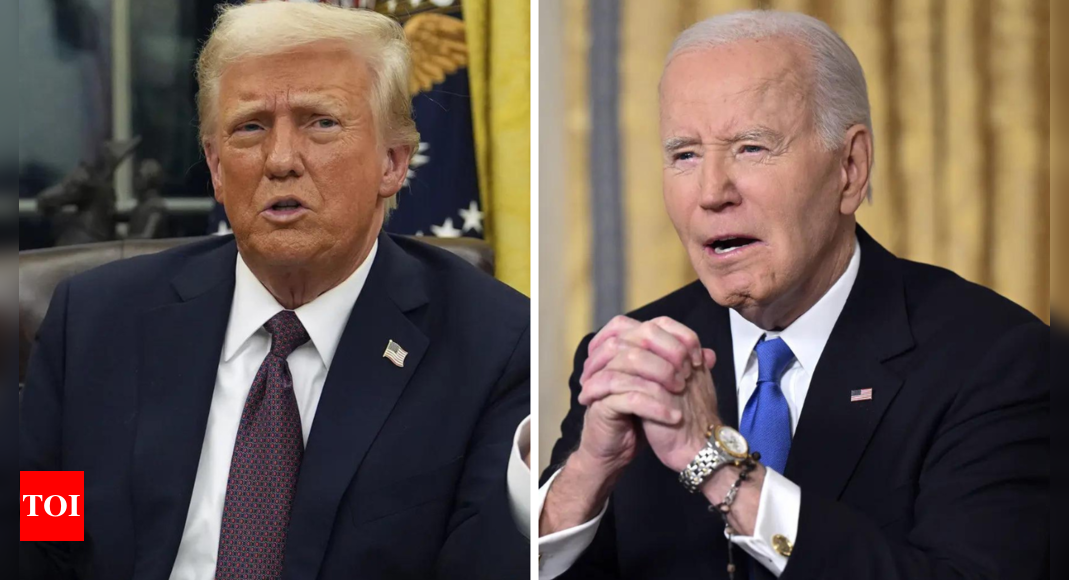 'Biden pardoned his whole family while I was making my speech': Trump