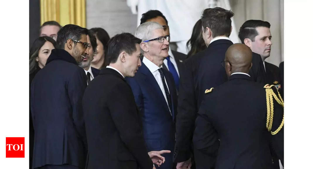 Google, Apple, Tesla and all other tech CEOs congratulate US President Donald Trump – The Times of India