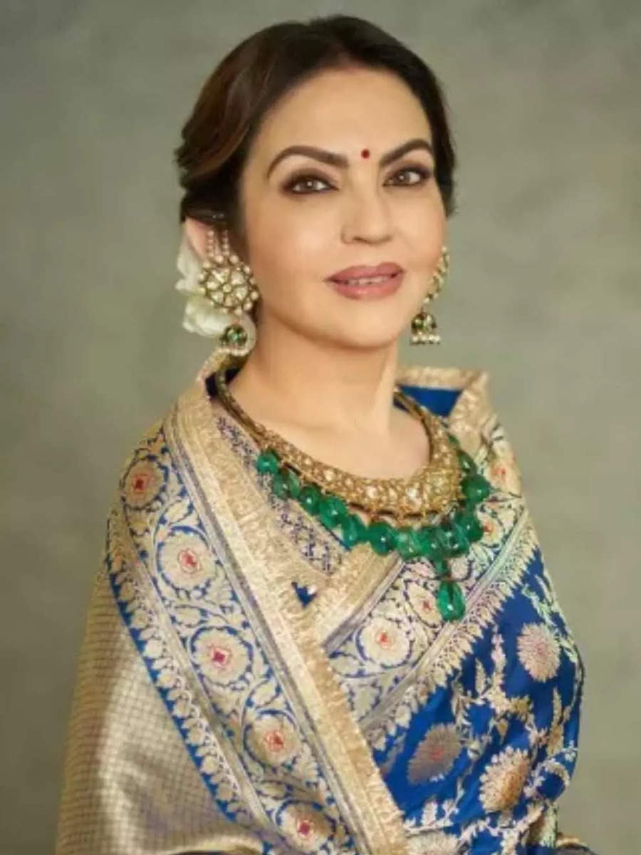 10 times Nita Ambani dazzled in classic Banarasi sarees