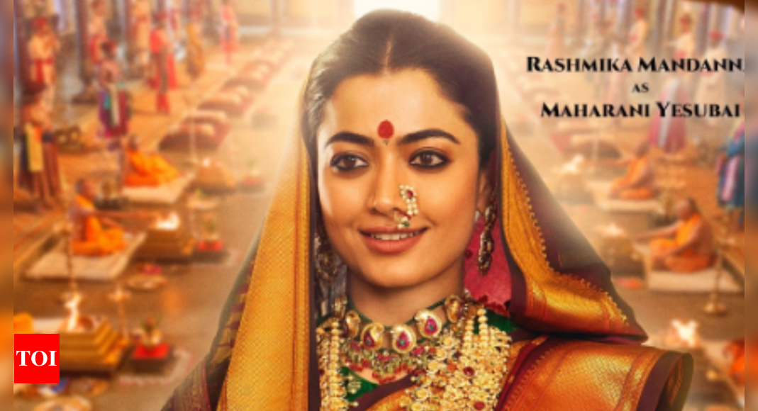 Rashmika Mandanna looks majestic as Maharani Yesubai in Vicky Kaushal starrer 'Chhaava'