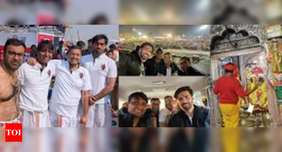 Avinash Tiwary pays a visit to Maha Kumbh Mela 2025, says energy of the place was amazing