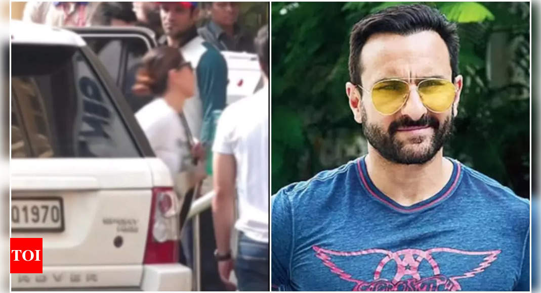 Saif Ali Khan discharged from hospital; Kareena Kapoor arrives for support | Hindi Movie News