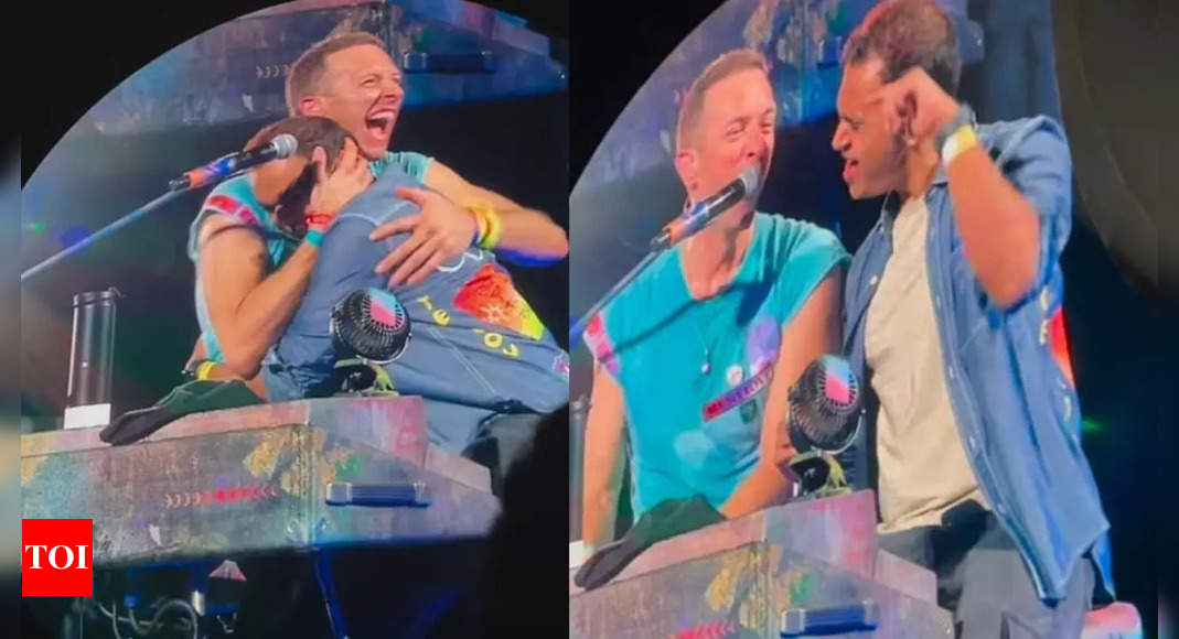 Watch: Bengaluru techie shares stage with Coldplay's Chris Martin at Mumbai concert