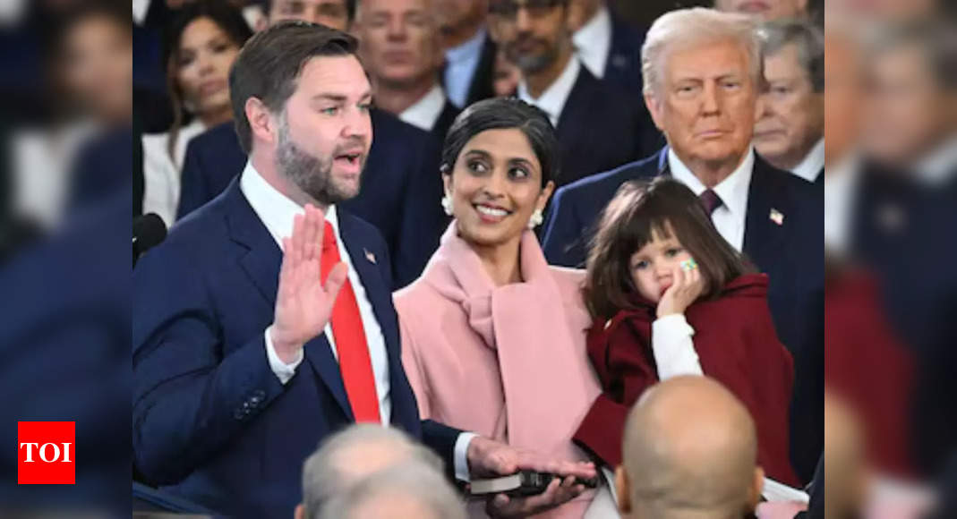 Trump jokes about choosing JD Vance's wife Usha as US Vice President during inauguration speech: 'Only one smarter ...'