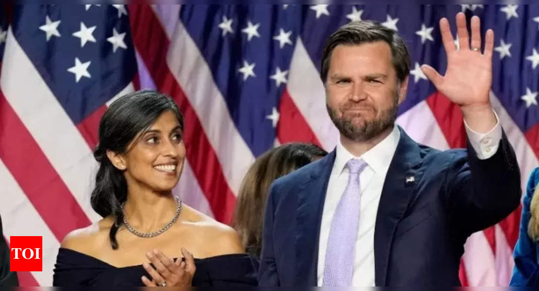 Usha Vance parents Krish and Lakshmi Chilukuri: Ivy League brains behind the new Second Lady of US - The Times of India