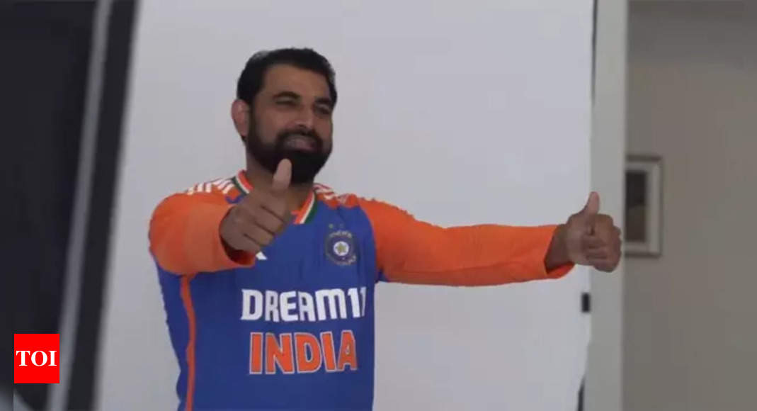 Watch: Shami shines in jersey photoshoot ahead of England T20Is