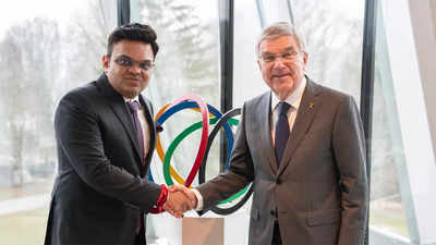 ICC chief Jay Shah meets IOC boss Thomas Bach in Lausanne