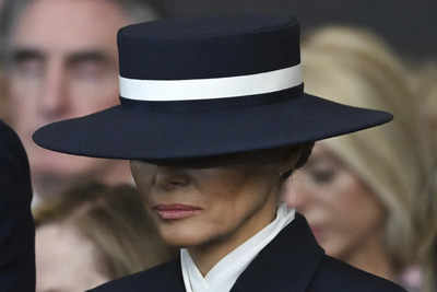 Trump Inauguration: Why Melania Trump had her face hidden by a hat