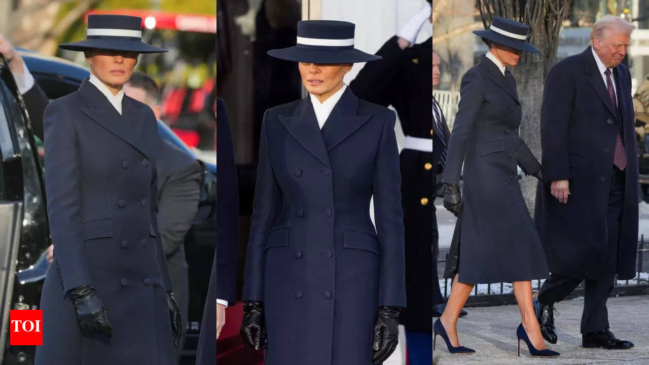 melania trump inauguration dress cost Melania Trump's 'very demure very mindful' inauguration day outfit has a  hefty price tag, how the netizens are reacting