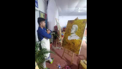 Artists paint Netaji’s legacy at museum