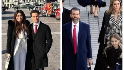 Donald Trump Jr: Kimberly Guilfoyle attends inauguration event, Donald Trump Jr’s new girlfriend Bettina Anderson joins Liberty Ball