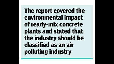 ‘Frame green guidelines for ready-mix concrete plants’