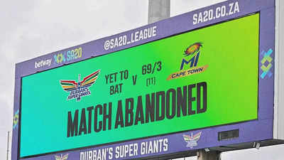 SA20: MI Cape Town playoffs hopes strengthen after washout against Durban Super Giants