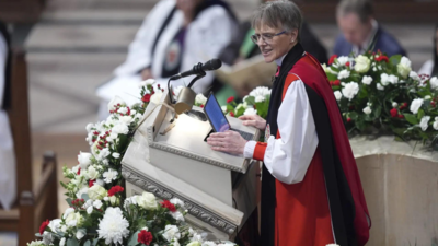  Bishop pleads with Donald Trump to 'find compassion' for LGBTQ, immigrants- video