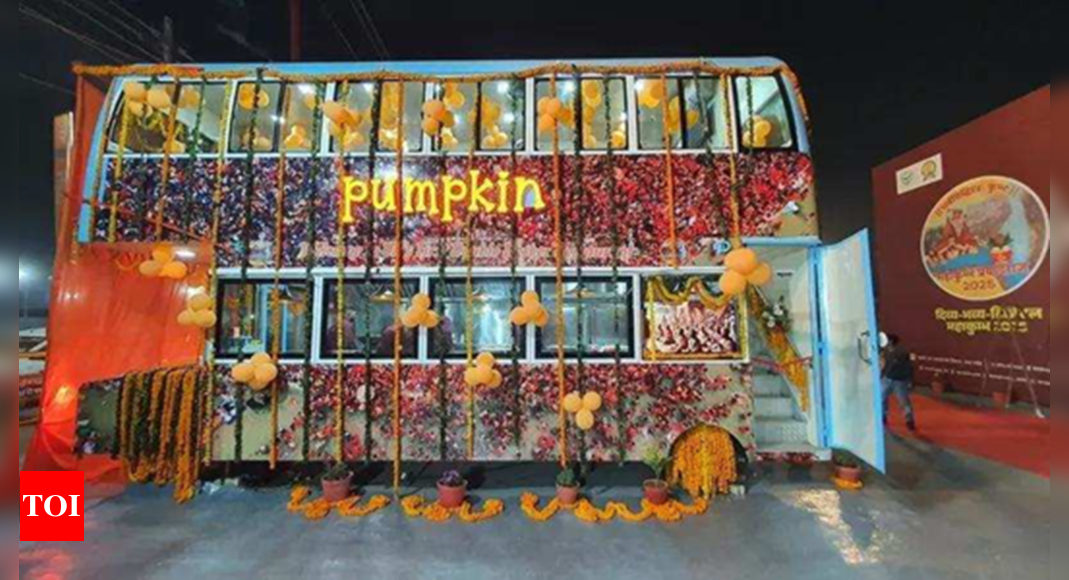 'Pumpkin', Uttar Pradesh's first-ever double-decker bus restaurant, launched at Maha Kumbh