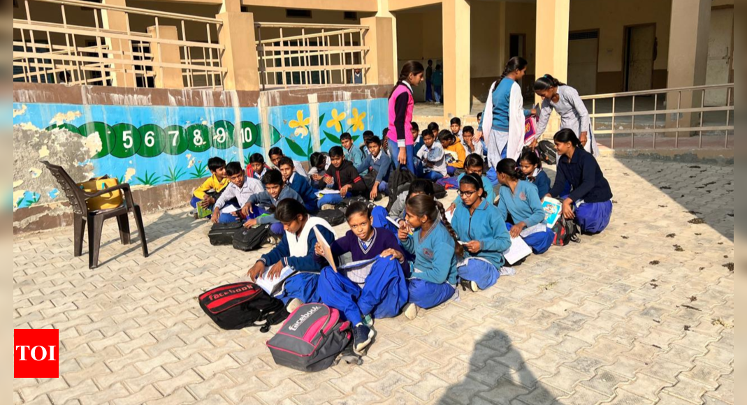 Training for Patwaris takes over school in Jind, students forced to study outdoors