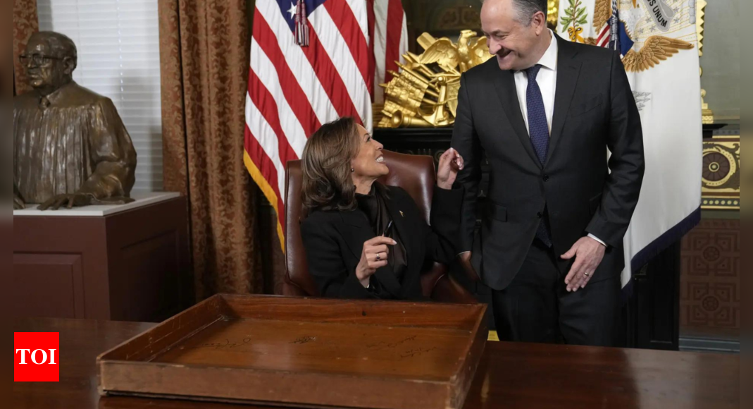 Kamala Harris’ husband refuses to shake hands with man who snubbed ex-VP: ‘Why would you…’ – The Times of India