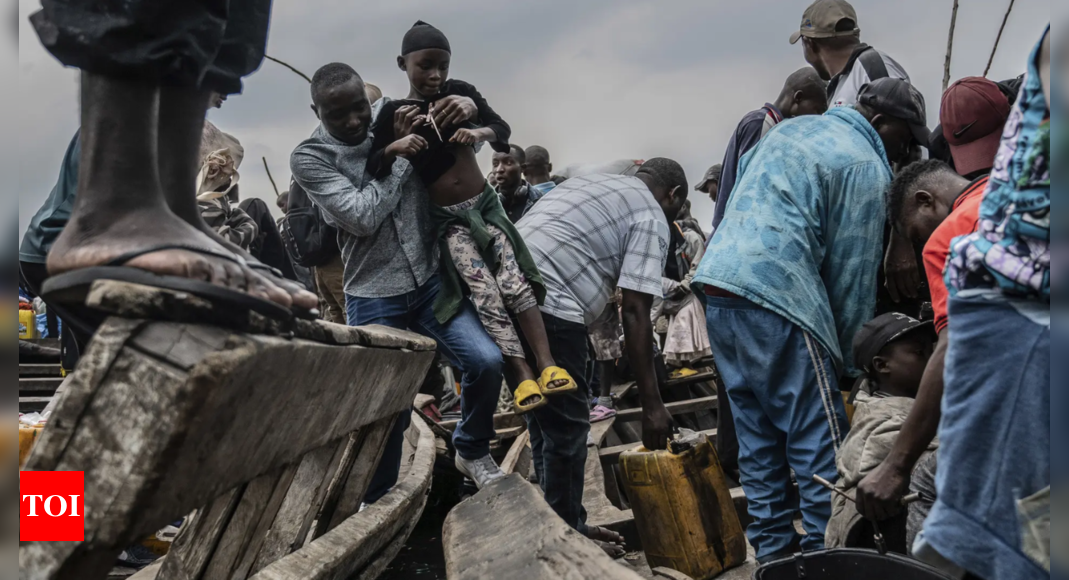 A rebel group is advancing on eastern Congo's largest city and over 100,000 people have fled