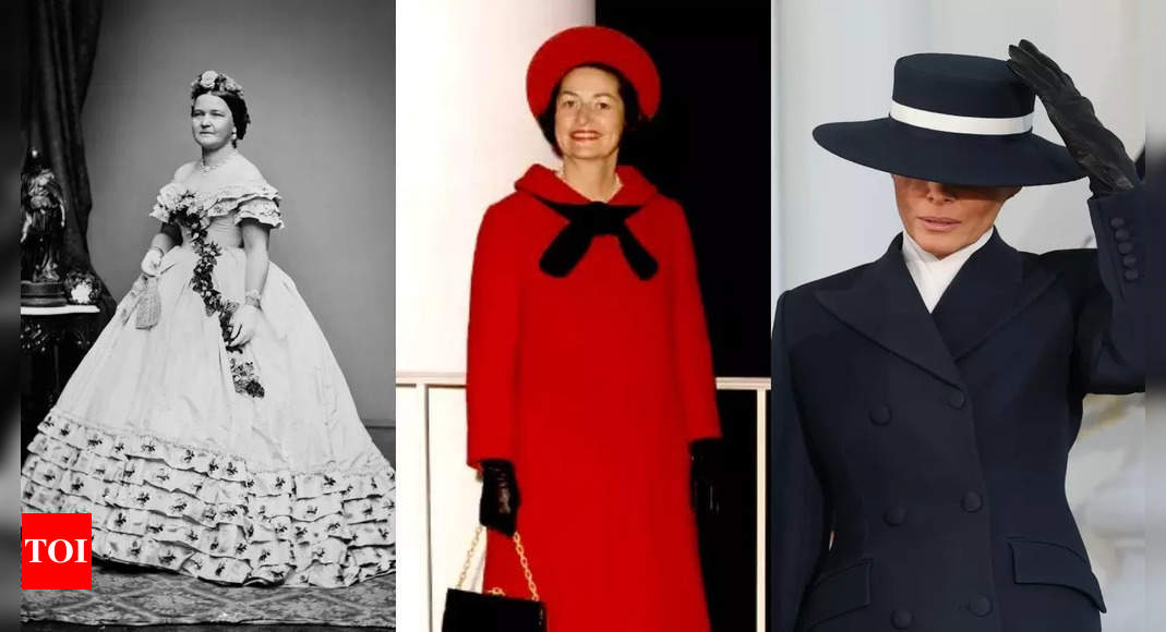 Iconic first lady inaugural styles from Mary Todd Lincoln to Melania Trump