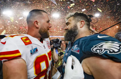 Jason Kelce Calls Out Brother Travis Kelce and Patrick Mahomes for Benefiting From 'Bad Call'