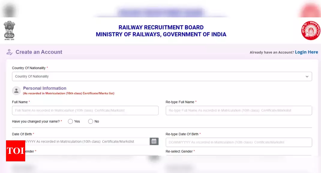 RRB recruitment 2025 registration window opens for 32,438 posts: Direct link to apply here