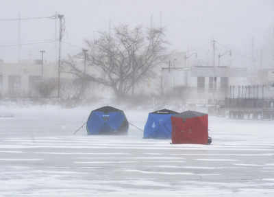 Sun soaked US gulf coast turns white after historic winter storm