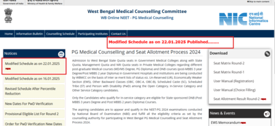 West Bengal NEET PG counselling schedule revised: Check updated timetable here