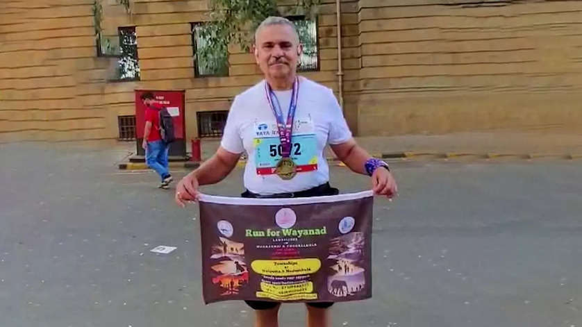 Marathon with a mission: Dr. K.M. Abraham runs to raise funds for Wayanad